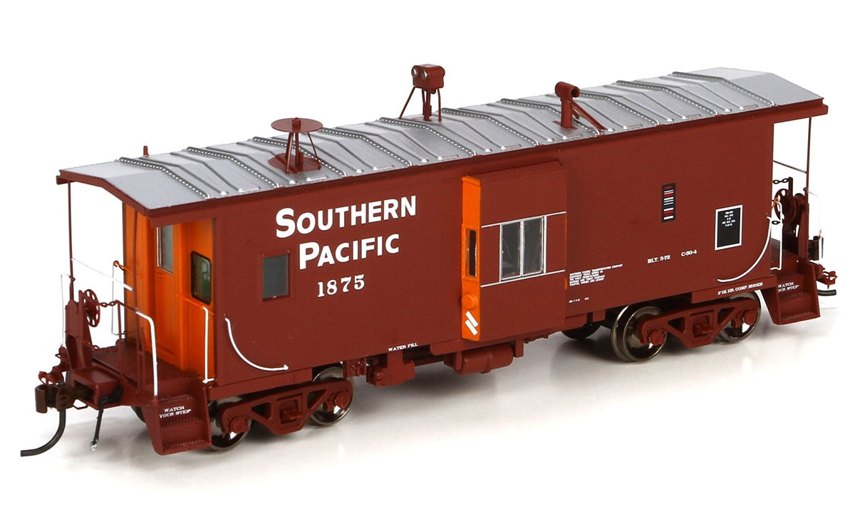 Athearn G63044 HO SP Bay Window C-50-4 Caboose w/Lights #1875