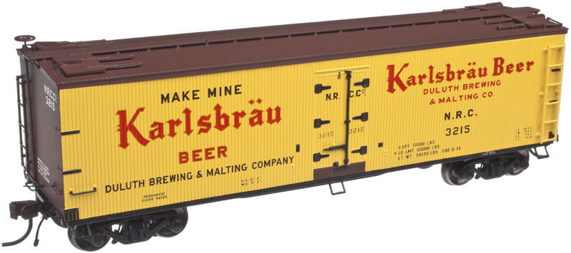 Atlas 20002717 HO Karlsbrau Beer 40' Wood Reefer #3215
