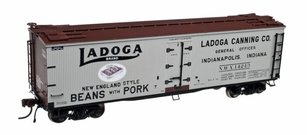 Atlas 20002719 HO Ladoga Canning Company 40' Wood Reefer #14243