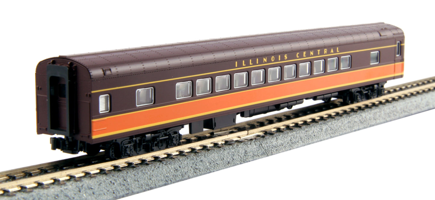Kato 106-095 Kato 106-095 N Scale Illinois Central Smoothside 6-Car Bookcase Set