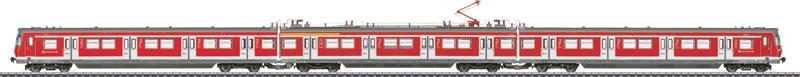 Marklin 37506 HO German Railroad DB AG S-Bahn Electric Railcar Train 3-Rail