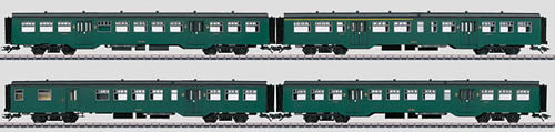 Marklin 43544 HO Belgian State Railways SNCB/NMBS Type M2 4-Car Commuter Set