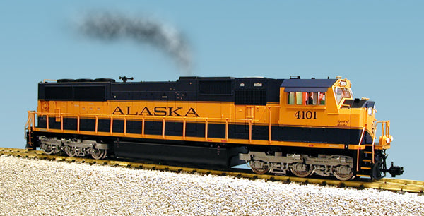 USA Trains 22609 G Alaska Railroad EMD SD70 Mac Powered Diesel Locomotive #4101