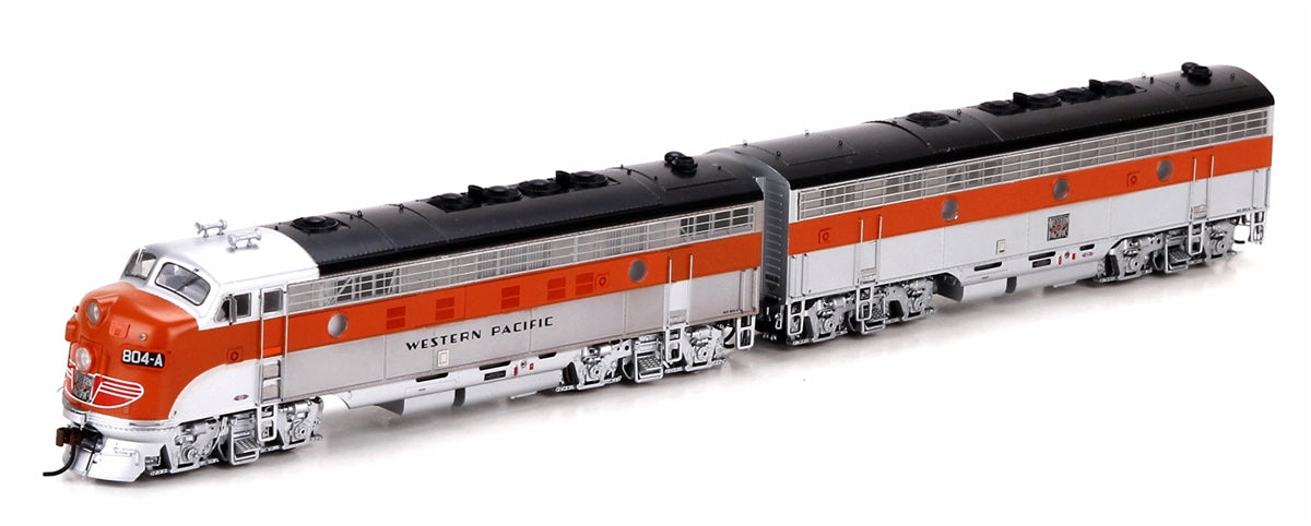 Athearn G22530 HO Western Pacific FP7 Passenger AB Diesel Locos #805