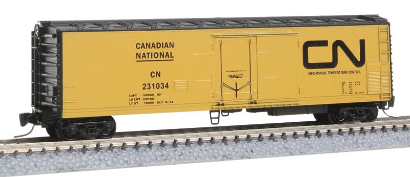 MicroTrains 54800022 Z Canadian National 51' Riveted-Side Mechanical Reefer