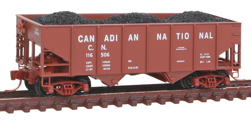 Micro-Trains 05600431 N Canadian National 33' Twin Bay Rib Side Hopper #116506