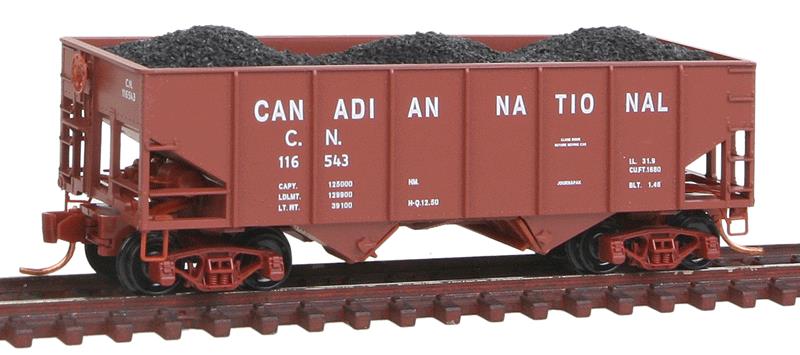 Micro-Trains 05600432 M Canadian National 33' Twin Bay Rib Side Hopper #116543