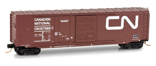 Micro-Trains 07600010 N Canadian National 50' Plug & Sliding Door Boxcar #557688