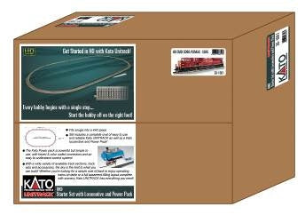 Kato 30-1007 Amtrak/Phase III P42 HO Gauge Diesel Starter Train Set
