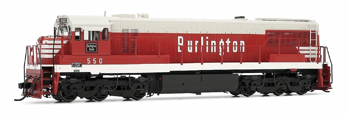 Rivarossi HR2528 HO Scale CB&Q GE U25C Powered Diesel Locomotive #550