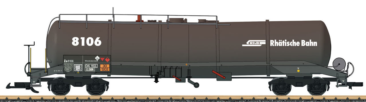 LGB 49700 G Scale RhB Tank Car (Set of 3)