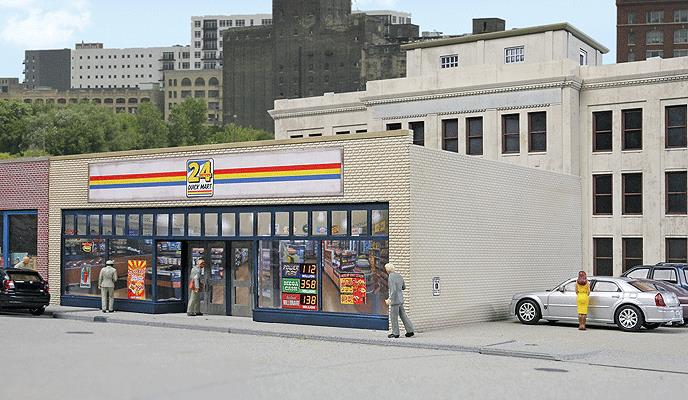 Walthers 933-3477 HO 24-Seven Quick Mart Building Kit
