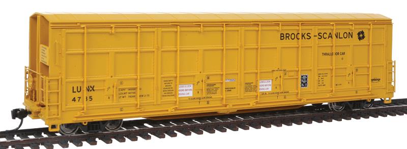 Walthers 920-101908 HO Brooks-Scanlon LUNX 56' Thrall All-Door Boxcar RTR #4735