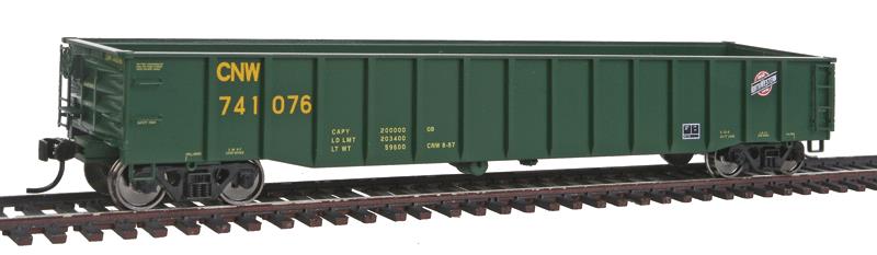 Walthers 920-105502 HO Chicago & North Western 53' Thrall Gondola RTR #741076