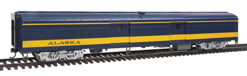Walthers 920-11601 HO Alaska Railroad 85' ACF Baggage 1999 Blue Yellow RTR