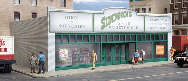 Walthers 933-3464 HO Simmons Five & Dime Building Kit