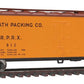 Walthers 910-3611 HO Rath Packing Company 40' 2-Sheathed Reefer Steel Roof #612