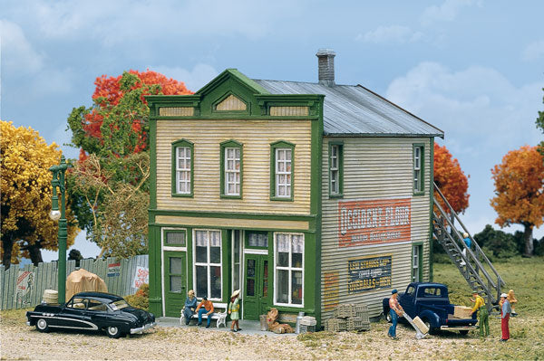 Walthers 933-3650 HO Scale River Road Mercantile Building Kit