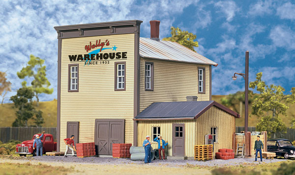 Walthers 933-3654 HO Wally's Warehouse - Main Building Kit
