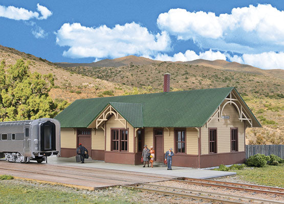 Walthers 933-4057 HO Union Pacific-Style Depot Building Kit