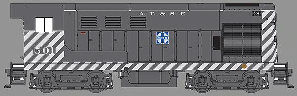 Walthers 920-40824 HO Santa Fe Fairbanks-Morse H10-44 w/ TSU Sound/DCC #501