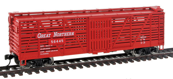Walthers 910-4511 HO Great Northern 40' Stock Car Dreadnaught #56445