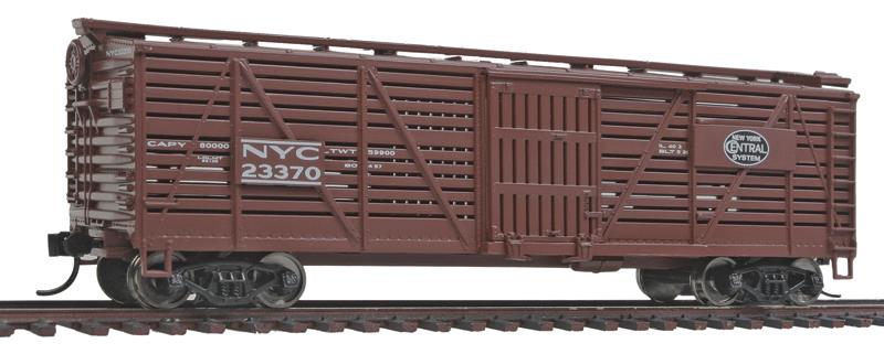 Walthers 910-4507 HO New York Central 40' Stock Car w/ Dreadnaught RTR #23370