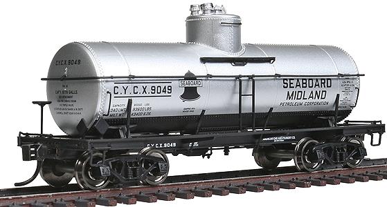 Walthers 920-100312 HO Seaboard Midland ACF 8,000 Gallon Tank Car #9049