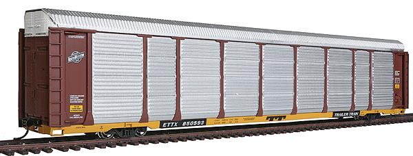 Walthers HO Chicago & NW 89' Thrall Enclosed Tri-Level Auto Carrier - RTR