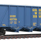 Walthers 920-106007 HO Golden West GSVR 40' Ortner 100-Ton Aggregate Hopper RTR