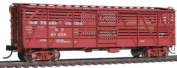 Walthers 920-108804 HO Scale Northern Pacific 40' Mather Stock Car #80058