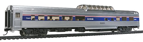 Walthers 920-14021 HO Amtrak 85' Budd Dome Coach - Lighted - Ready to Run
