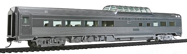 Walthers 920-14027 HO Rock Island 85' Budd Dome Coach Lighted Ready to Run