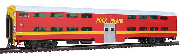 Walthers 920-16522 HO Rock Island 85' Pullman-Standard Bi-Level Commuter Cab Car
