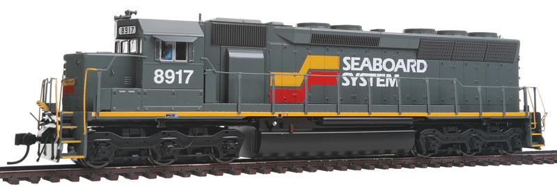 Walthers 920-41065 HO Seaboard System EMD SD45 DCC & TSU Sound Gray Yellow #8917