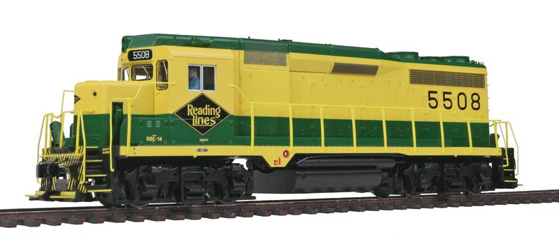 Walthers 920-41857 HO Reading EMD GP30 PROTO 2000 TSU Sound Yellow/Green #5508