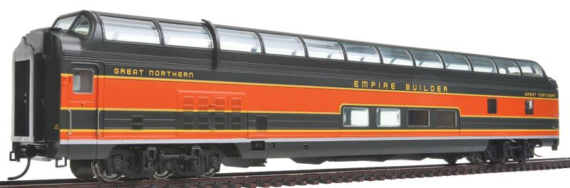 Walthers 920-9048 HO 85' Budd Great Dome View Lounge Standard RTR Empire Builder