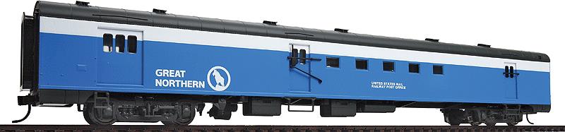 Walthers 920-9060 HO Great Northern 85' ACF Baggage-Mail Std Empire Builder RTR