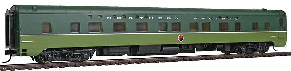 Walthers 932-15252 HO Northern Pacific 85' P-S 4-4-2 Smooth-Side Sleeper Green