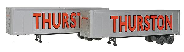 Walthers 949-2305 HO Thurston 40' Trailer Assembled Large Lettering (Pack of 2)