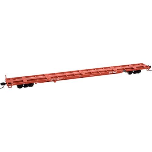 Atlas 50001061 N Trainman Canadian Pacific 85' Trash Flatcar #520874