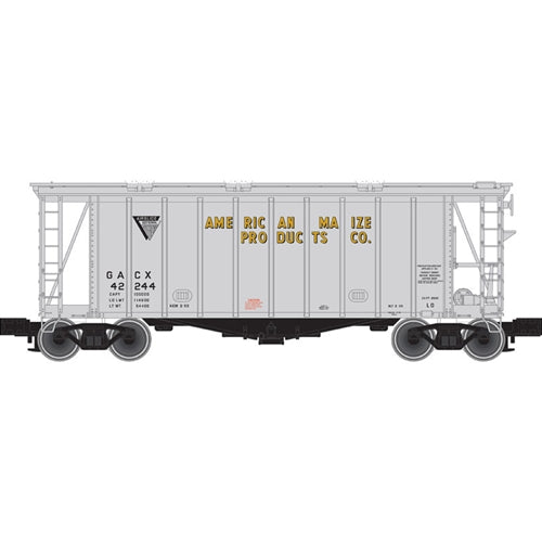 Atlas 50001439 N Trainman GATX Airslide Hopper, Maize #42244