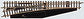 Marklin 8565 Z Scale 4-3/8" 13° Manual Left Switch Turnout