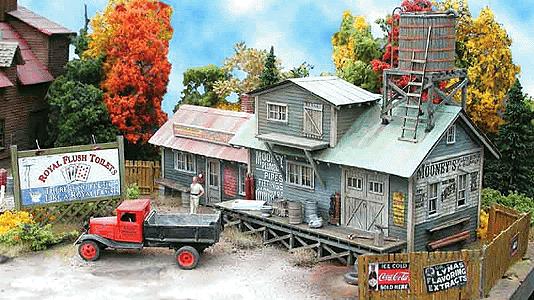 Bar Mills 0821 N Scale Mooney's Plumbing Emporium Kit