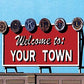 Blair Line 1528 Z, N, HO Welcome To Your Town Laser-Cut Wood Billboards Kit