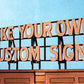 Blair Line 2550 HO, S, O Do-It-Yourself  Laser-Cut Wood Custom Billboard Kits