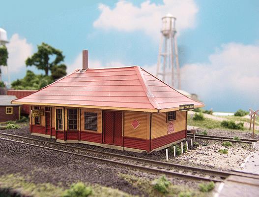 Blair Line 095 N Gerald Depot Buiding Laser-Cut Building Kit