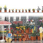 Busch 1209 Flowerpot Set With Flowers