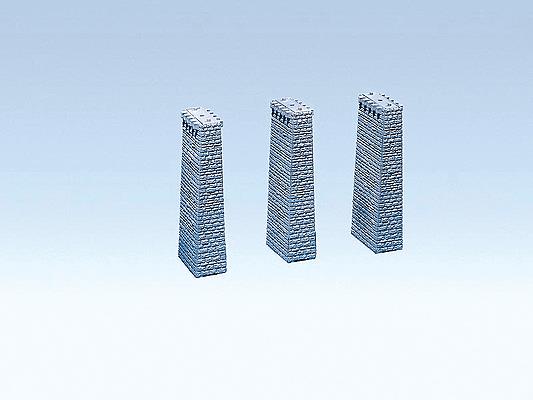 Faller 120479 HO Cut Stone Viaduct Piers (Box of 3)