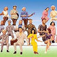 Faller 153001 HO Seated People Figures (Set of 36)